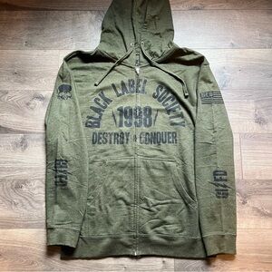 Black Label Society Destroy & Conquer Zip Up Hoodie